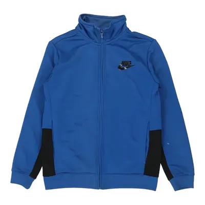 Nike Track Jacket - Large Blue Polyester