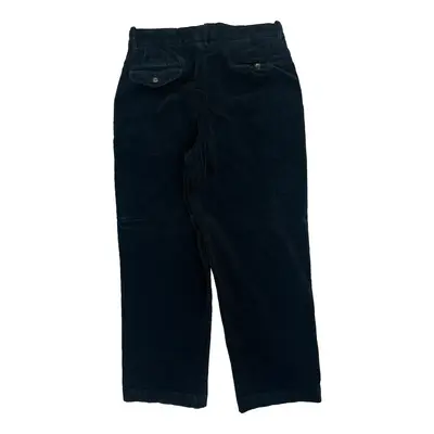 Polo By Ralph Lauren Cord Trousers - 32? Waist Black Cotton Blend