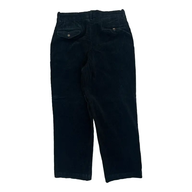 Polo By Ralph Lauren Cord Trousers - 32? Waist Black Cotton Blend
