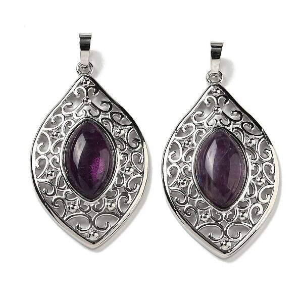 Natural Amethyst Pendants