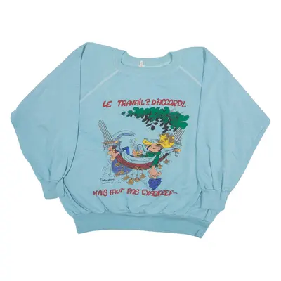 Sweatshirt Blue Womens M
