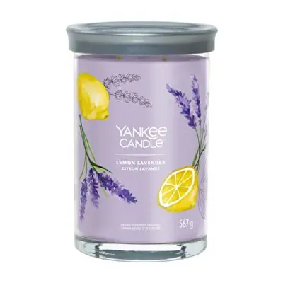 Yankee Candle Candela Aromatica Signature Tumbler Grande Limone Lavanda 567 G
