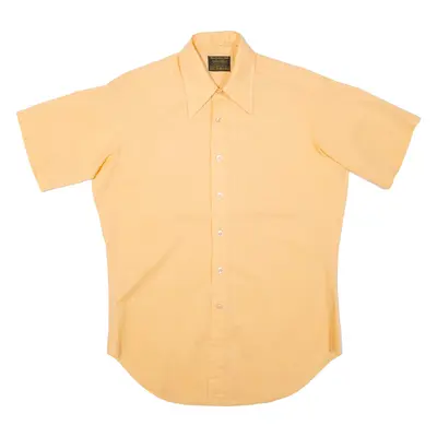 Mens Plain Shirt Orange XL