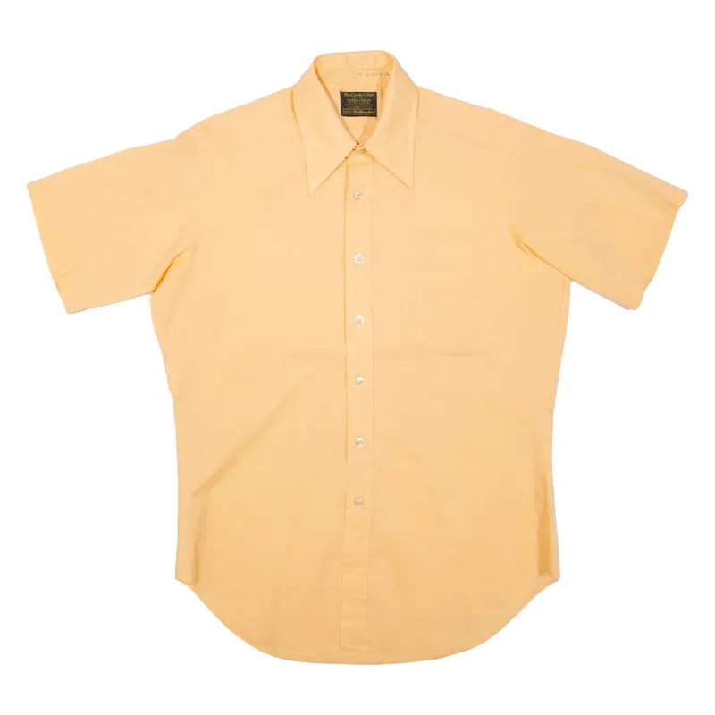 Mens Plain Shirt Orange XL