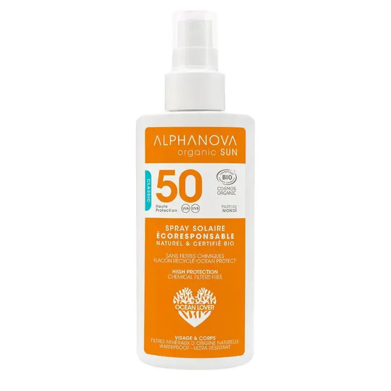 Alphanova High Protection Sun Cream Spf50 Organic 125g