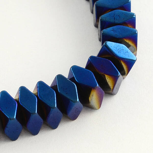 Electroplate Non-magnetic Synthetic Hematite Beads Strands