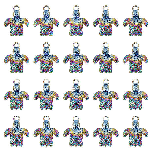 20Pcs 304 Stainless Steel Pendants