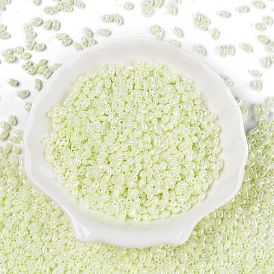 Opaque Colours Luster Glass Seed Beads