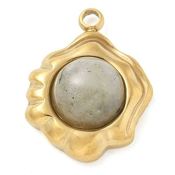 Natural Grey Aventurine Pendants