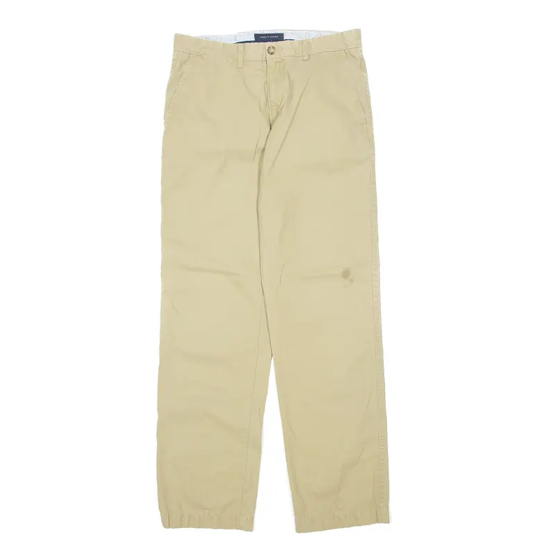 TOMMY HILFIGER Trousers Beige Regular Straight Mens W32 L31
