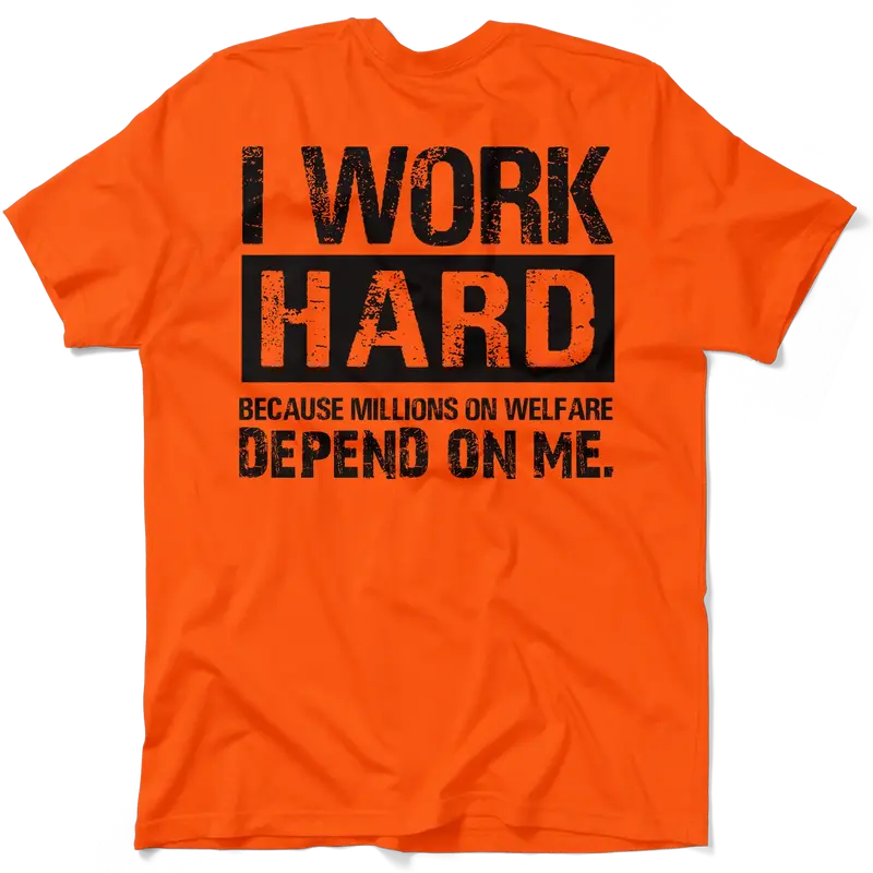 Welfare - Safety Orange T-Shirt