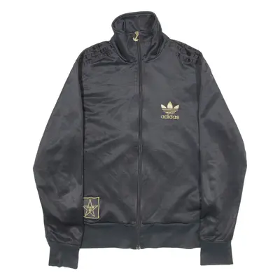 ADIDAS Womens Track Jacket Black M