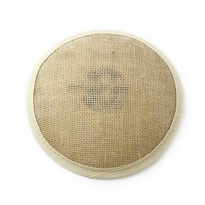 Cotton & Felt Round Fascinator Hat Base for Millinery