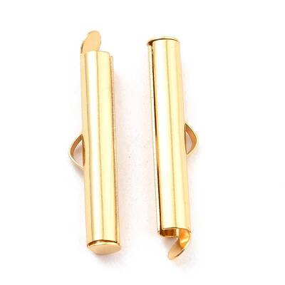 304 Stainless Steel Slide On End Clasp Tubes