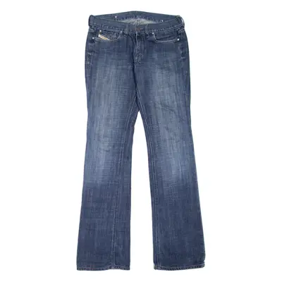 DIESEL Womens Jeans Blue Regular Bootcut Stone Wash W28 L34
