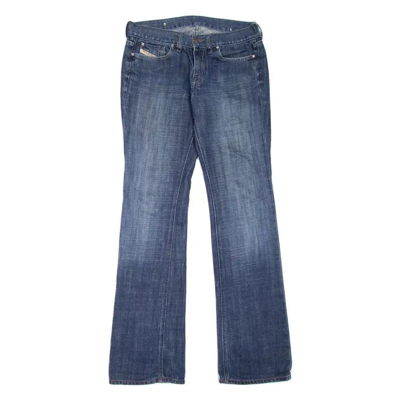 DIESEL Womens Jeans Blue Regular Bootcut Stone Wash W28 L34