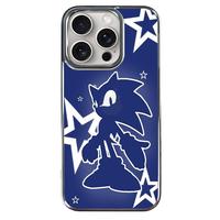 Hedgehog Galactic Dash: A Phone Case AdventureElectroplated TPU iPhone Case - Blue Star Design