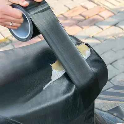 Car Seat Repair Tape (1 Roll), Self-adhesive Leather Patch Strong Tape, Instant Quality Scratch Tear Repair for Car & Case Ba...