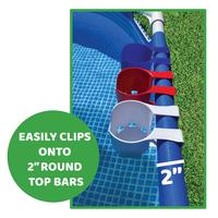 Storage Theory Above Ground Pool Cup Holder for Adults - Clips onto 2\
