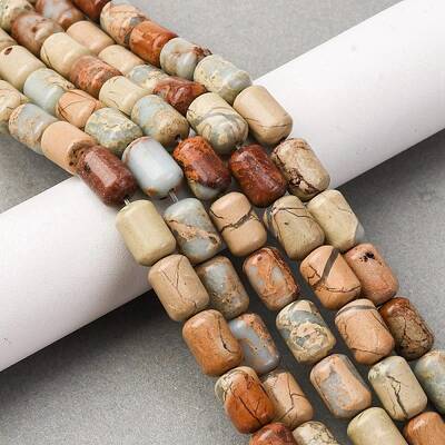 Natural Aqua Terra Jasper Beads Strands