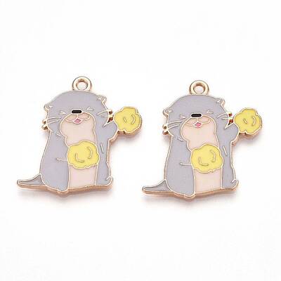 Alloy Enamel Pendants