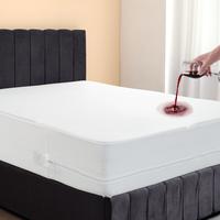 Lux Decor Bedding Zippered Mattress Encasement - 100% Polyester, Waterproof & Bed Bug Proof Mattress Protector, Hypoallergeni...