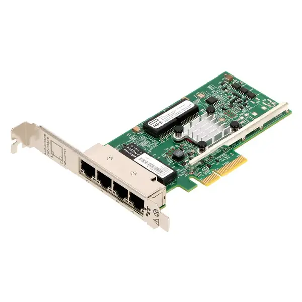 647594-B21-B2 HP 331T Quad-Ports RJ-45 1Gb/s 10Base-T/100Base-TX/1000Base-T Gigabit Ethernet PCI Express 2.0 x4 Network Adapt...