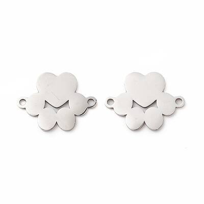 Non-Tarnish 201 Stainless Steel Connector Charms