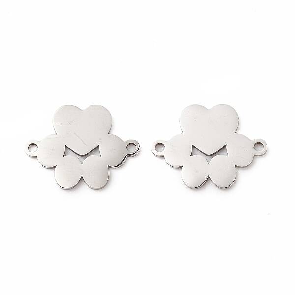 Non-Tarnish 201 Stainless Steel Connector Charms