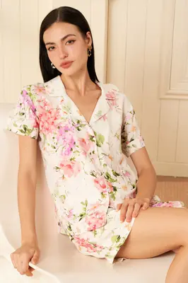 BEAUTY REST FLORAL PAJAMA SET