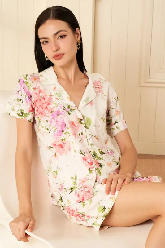 BEAUTY REST FLORAL PAJAMA SET