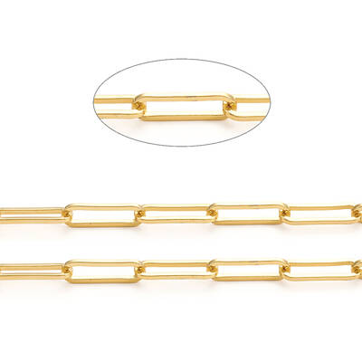 Brass Paperclip Chains