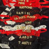 Custom Name Thong Panties for Women - High-Quality and Comfortable Lace & Cotton Fabric