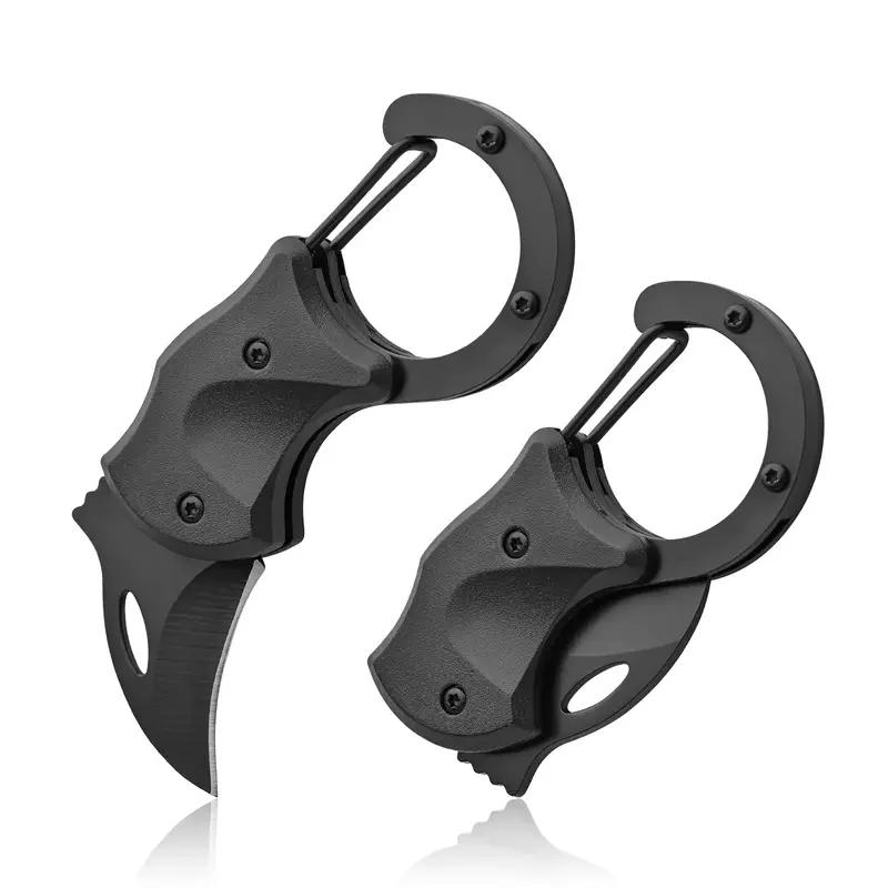 small pocket knife for men & women, keychain box cutter with 1.34-inch blade, mini folding knives for everyday carry, unique ...