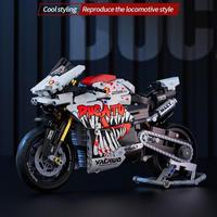 【 1:10 Static Version】Venom Ducati building blocks assembled motorcycle racing educational toys model decoration
