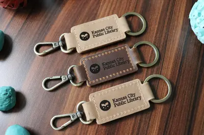15 pcs+ Library Member Keychains with Heavy Duty Ring & Clasp