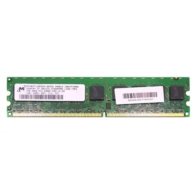 MT18HTF12872AY-667D4 Micron 1GB DDR2-667MHz UDIMM 2Rx8 CL5 Memory