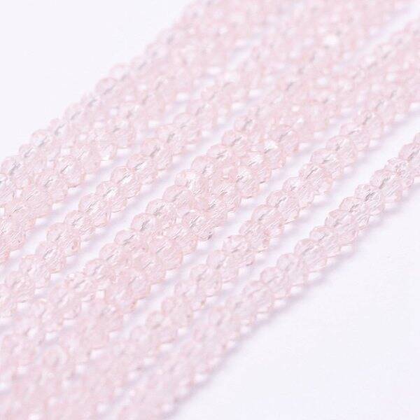 Transparent Glass Beads Strands
