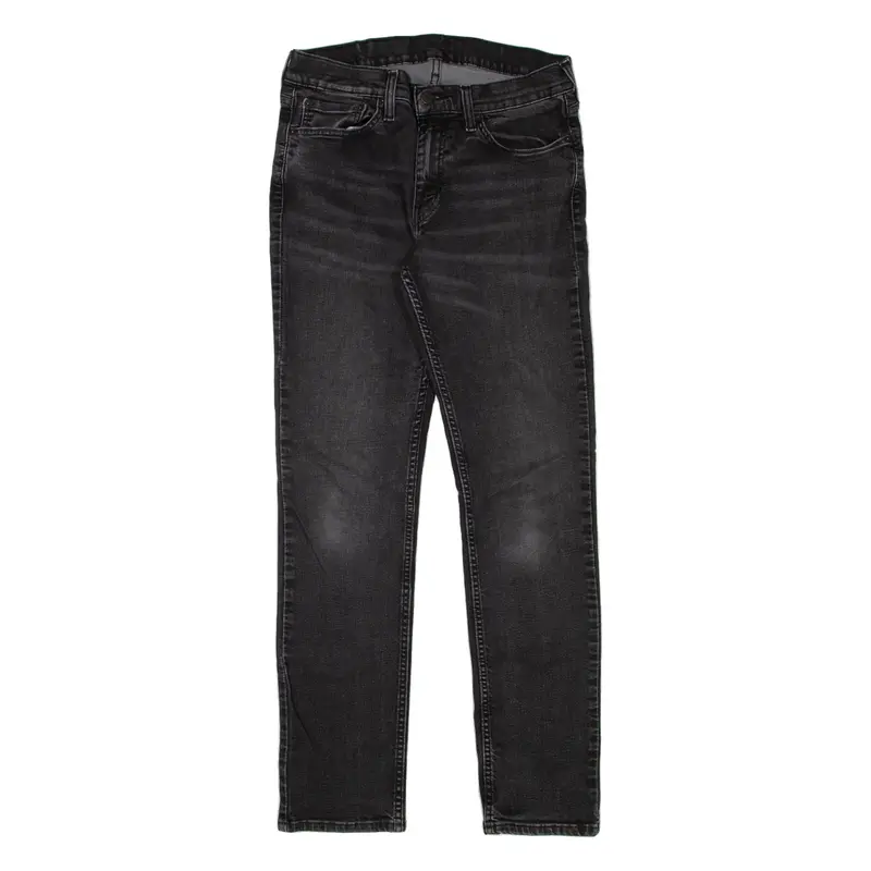 LEVI'S 511 Jeans Mens Black Slim Straight Stone Wash W32 L32