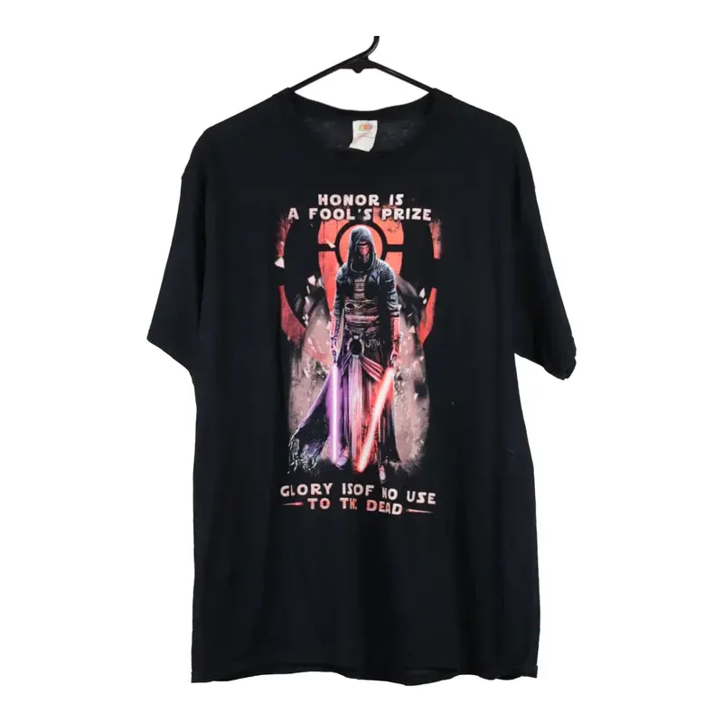 Star Wars Fruit Of The Loom T-Shirt - Large Black Cotton