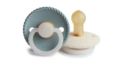 Frigg Rope Night Size 1:0-6 Months Pacifier Stone Blue Night/Cream Night