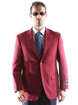 Big And Tall & Extra Long Sizes Mens Blazer With Brass Buttons