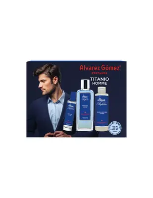 Alvarez Gomez Alv Gomez Eau de Parfum Homme Edp 150ml Set Titanio