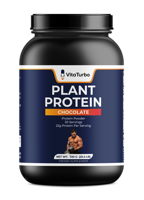 Pure Vegan Protein Rich Chocolate - 1.5 LBS - 22 Grams per Serving