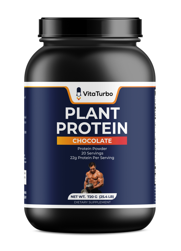 Pure Vegan Protein Rich Chocolate - 1.5 LBS - 22 Grams per Serving