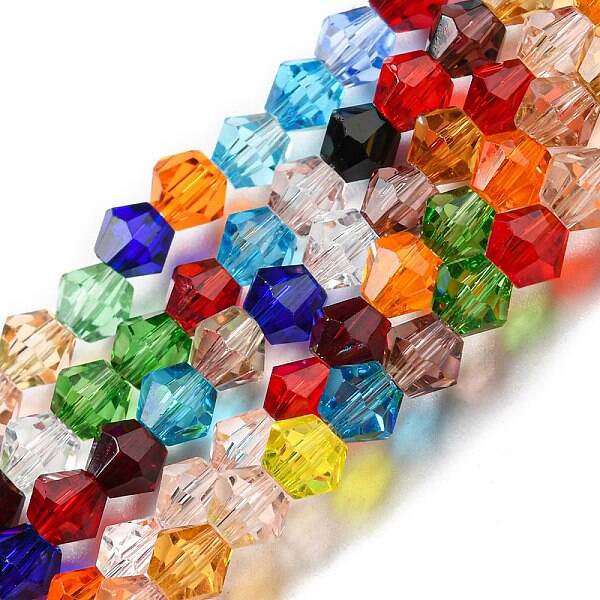Transparent Glass Beads Strands