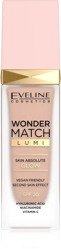 Eveline Cosmetics Wonder Match Lumi Smoothing Moisturizing Foundation Spf 20 Color 15 Natural Neutral 30 Ml