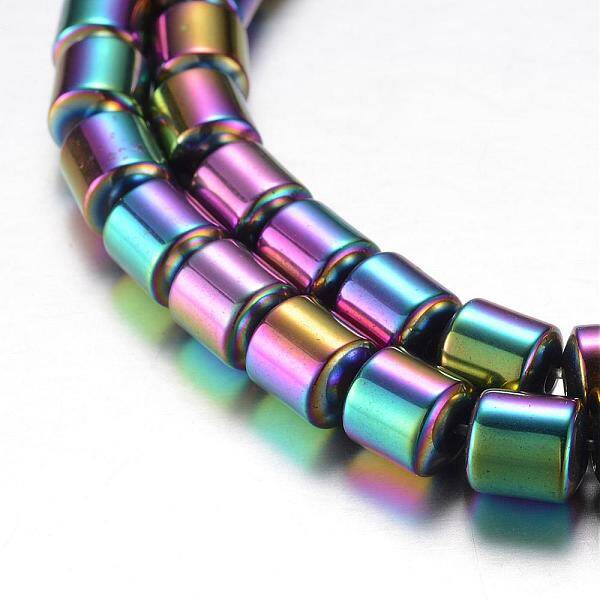 Electroplate Magnetic Synthetic Hematite Bead Strands
