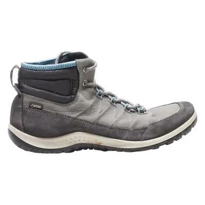 ECCO Lace-Up Boots Grey Synthetic Womens UK 5