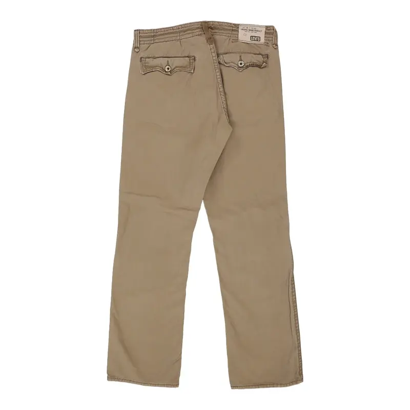 Levis Jeans - 34W 34L Beige Cotton